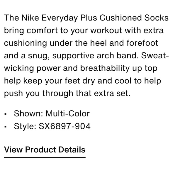 New Nike Everyday Plus Cushioned Training Crew Socks 3 pack neutral color - Picture 4 of 8